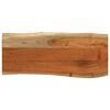 vidaXL Tablero rectangular madera de acacia borde vivo 80x40x3,8 cm