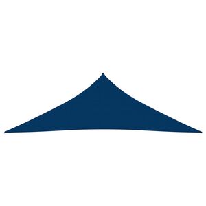 vidaXL Toldo de vela triangular tela Oxford azul 3x3x4,24 m