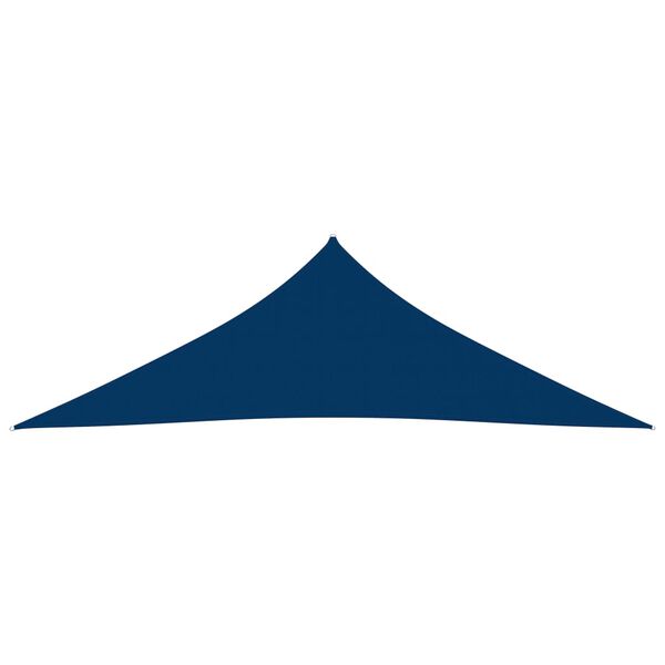 vidaXL Toldo de vela triangular tela Oxford azul 3x3x4,24 m