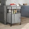 vidaXL Carrito de cocina madera ingenier&iacute;a gris Sonoma 56x43x89,5 cm