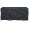 vidaXL Funda para muebles de exterior Negro 172 x 113 x 73 cm 600D