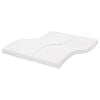 vidaXL Colch&oacute;n de espuma de 7 zonas dureza 20 ILD blanco 160x200 cm