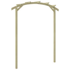 vidaXL Pérgola de jardín madera de pino impregnada 180x210x40 cm