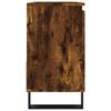 vidaXL Armario de baño madera contrachapada roble ahumado 65x33x60 cm