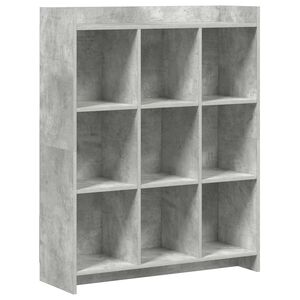 vidaXL Estanter&iacute;a Gris concreto 87,5 x 30 x 111 cm