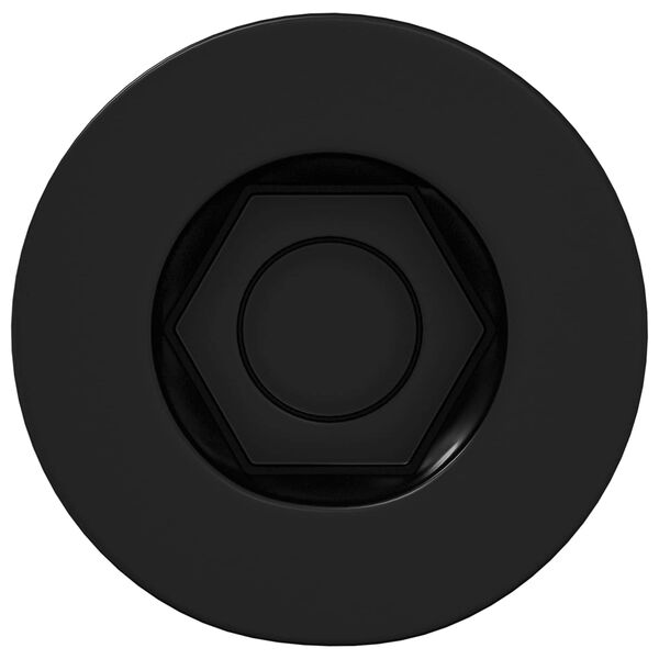 vidaXL Tornillo de Cabeza de Capuch&oacute;n de Enchufe 2 pcs Negro 7 x 40 mm