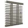 Decosol Persiana horizontal de madera 50 mm 100x130 cm gris topo