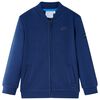 Sudadera infantil con cremallera azul marino 92