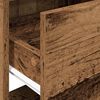 vidaXL Mesillas de noche con caj&oacute;n 2 uds madera vieja 51x31x47 cm