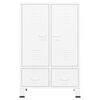 vidaXL Armario industrial acero blanco 67x35x107 cm