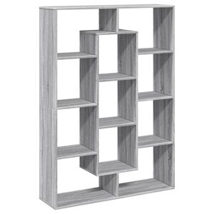vidaXL Estanter&iacute;a madera de ingenier&iacute;a gris Sonoma 102x29x143 cm