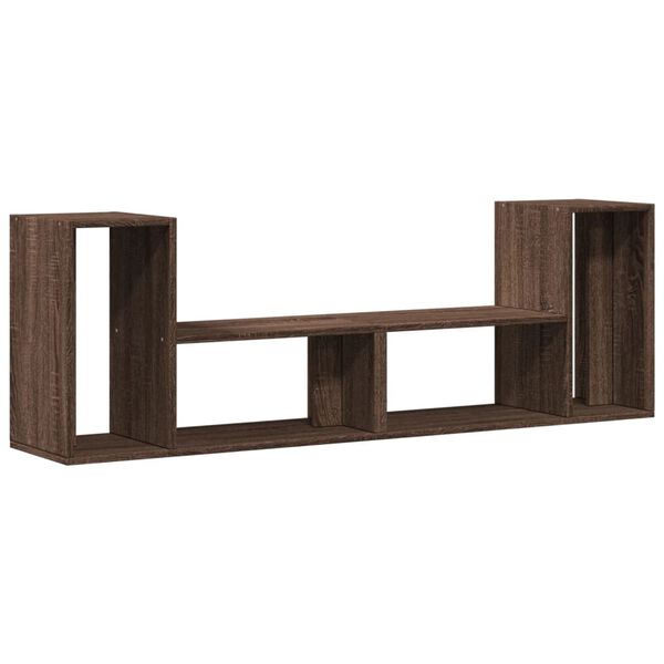 vidaXL Muebles de TV 2 uds madera ingenier&iacute;a roble marr&oacute;n 75x30x50 cm
