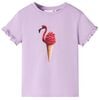 Camiseta infantil lila 104