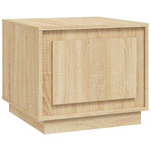 vidaXL Mesa de centro madera contrachapada roble Sonoma 51x50x44 cm