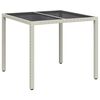 vidaXL Mesa de Jard&iacute;n 90 x 90 x 75 cm rat&aacute;n sint&eacute;tico