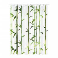 Kleine Wolke Cortina de ducha Bamboo verde 180x200 cm