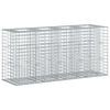 vidaXL Cama elevada de gavi&oacute;n 170 x 50 x 80 cm Acero Galvanizado