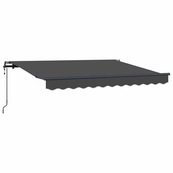 vidaXL Toldo Retr&aacute;ctil Antracita 300 x 200 cm tela