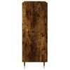 vidaXL Aparador de madera de ingenier&iacute;a roble ahumado 69,5x34x90 cm