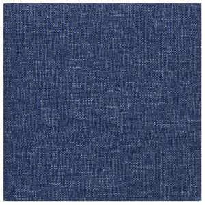 vidaXL Cabecero de Pared 12 uds. 30 x 30 cm Azul tela
