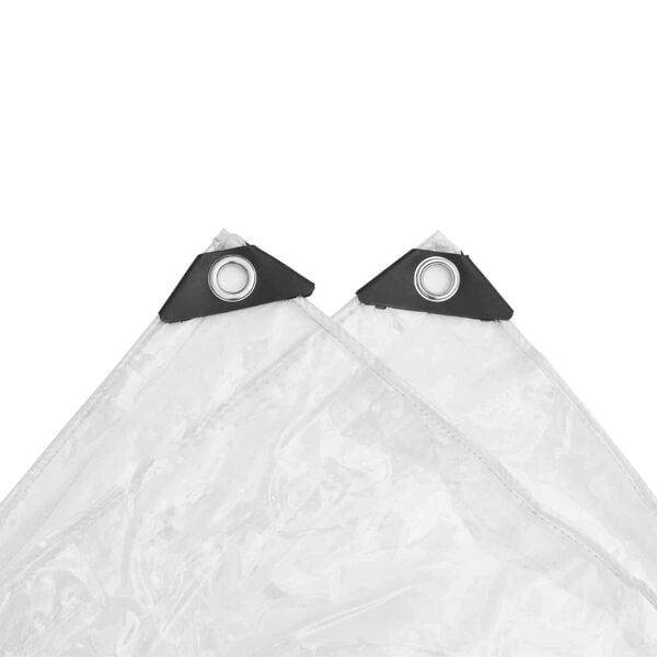 vidaXL Lona Transparente 3 x 4 m PVC