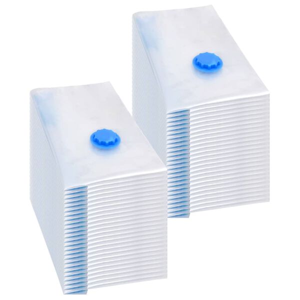 vidaXL Bolsas de almacenaje al vacío de ropa y viaje 60x40 cm 50 uds