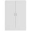 vidaXL Armario de libros madera contrachapada blanco 82,5x30,5x115 cm