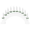 vidaXL Arco de Velas de Navidad con 10 Velas LED 47 x 5 x 29 cm