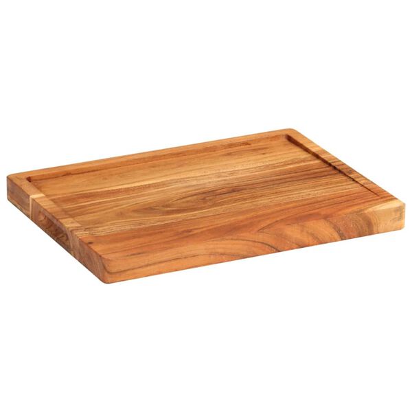 vidaXL Tabla de cortar madera maciza de acacia 43x32x3,5 cm