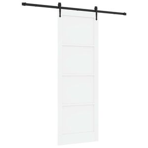 vidaXL Puerta Corredera ORKDAL Blanco 83 x 232 cm