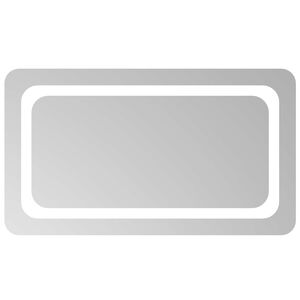 vidaXL Espejo de ba&ntilde;o LED Transparente 70 x 40 cm vidrio templado