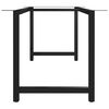 vidaXL Estructura de mesa de comedor en forma de H 200x80x72 cm