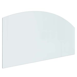 vidaXL Placa de vidrio para chimenea Transparente 120 x 60 cm Cristal