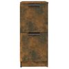 vidaXL Aparador madera contrachapada color roble ahumado 30x30x70 cm