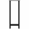 vidaXL Patas para mesa de bar negras (2 unidades, 50 x 100-101 cm, acero)