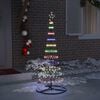 vidaXL &Aacute;rbol de Navidad LED con 230 LED Multicolor 184.5 cm Metal