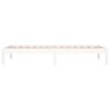 vidaXL Sof&aacute; cama sin colch&oacute;n madera maciza de pino blanco 90x200 cm