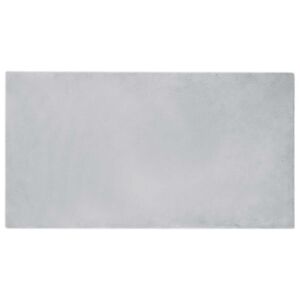 vidaXL Alfombra antideslizante de sint&eacute;tica de conejo OLITE Gris