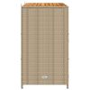 vidaXL Armario Beige 70 x 50 x 87 cm Poli&eacute;ster y Ratten Roly