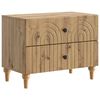 vidaXL Armario de Noche Roble artisan 62 x 34,5 x 48 cm