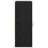 vidaXL Armario de pared Roble Negro 34,5 x 34 x 90 cm