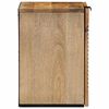 vidaXL Armario colgante ba&ntilde;o madera maciza mango marr&oacute;n 38x33,5x48 cm