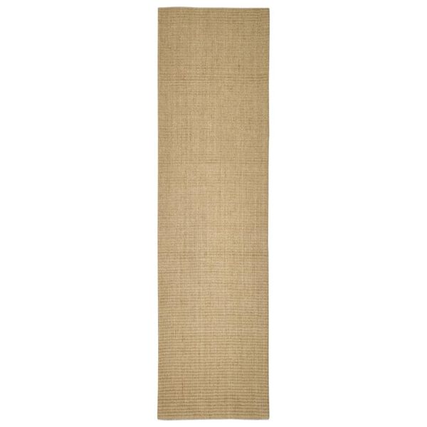 vidaXL Alfombra de sisal para rascador 80x300 cm
