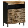 vidaXL Aparador de madera maciza de mango rugosa 60x33,5x75 cm
