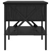 vidaXL Armario de Noche con caj&oacute;n 2 pcs Roble negro 40 x 42 x 45 cm