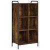 vidaXL Librer&iacute;a 57 x 33 x 111 cm Madera de ingenier&iacute;a Roble Ahumado