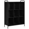 vidaXL Librer&iacute;a 57 x 33 x 111 cm Madera de ingenier&iacute;a Roble Negro