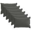 vidaXL Funda de almohada 6 uds. HOUTEN Gris antracita 50 x 70 cm