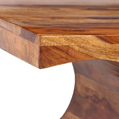 vidaXL Mesa de centro de madera maciza sheesham 90x50x35 cm