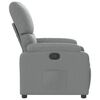 vidaXL Sill&oacute;n reclinable de tela gris claro